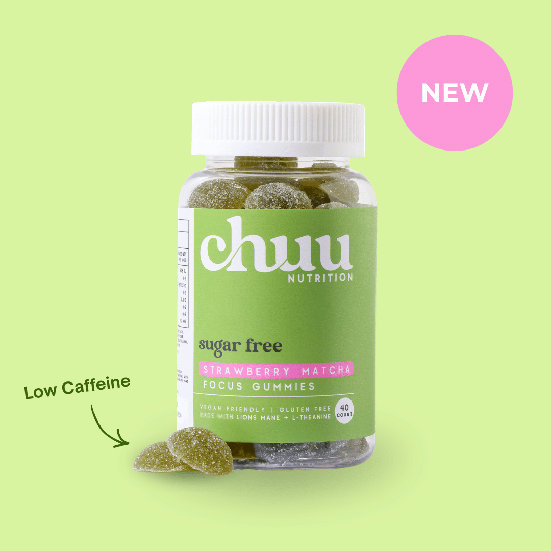 Strawberry Matcha Focus Gummies | Sugar Free