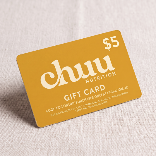 Chuu Nutrition $5 Gift Card (Digital)